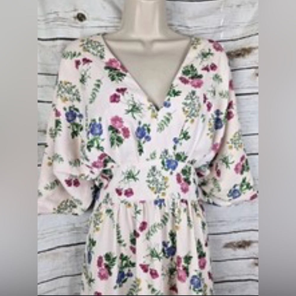 Floral Long Sleeve Dress